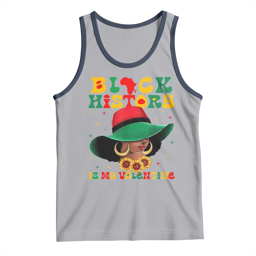 Black History Is My Valentine Tank Top Women Gift For February - Wonder Print Shop