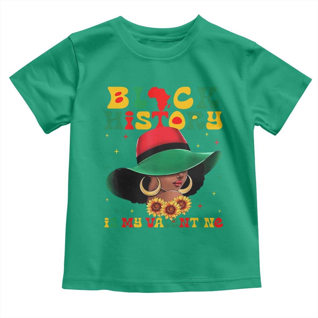 Black History Is My Valentine Toddler T Shirt Women Gift For February - Wonder Print Shop