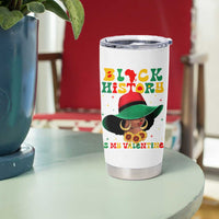Black History Is My Valentine Tumbler Cup Women Gift For February - Wonder Print Shop