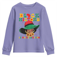 Black History Is My Valentine Youth Sweatshirt Women Gift For February - Wonder Print Shop
