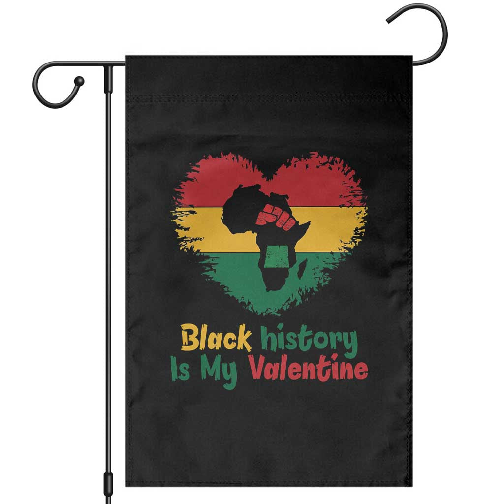 African American Women Pride Garden Flag Black History Is My Valentine - Wonder Print Shop