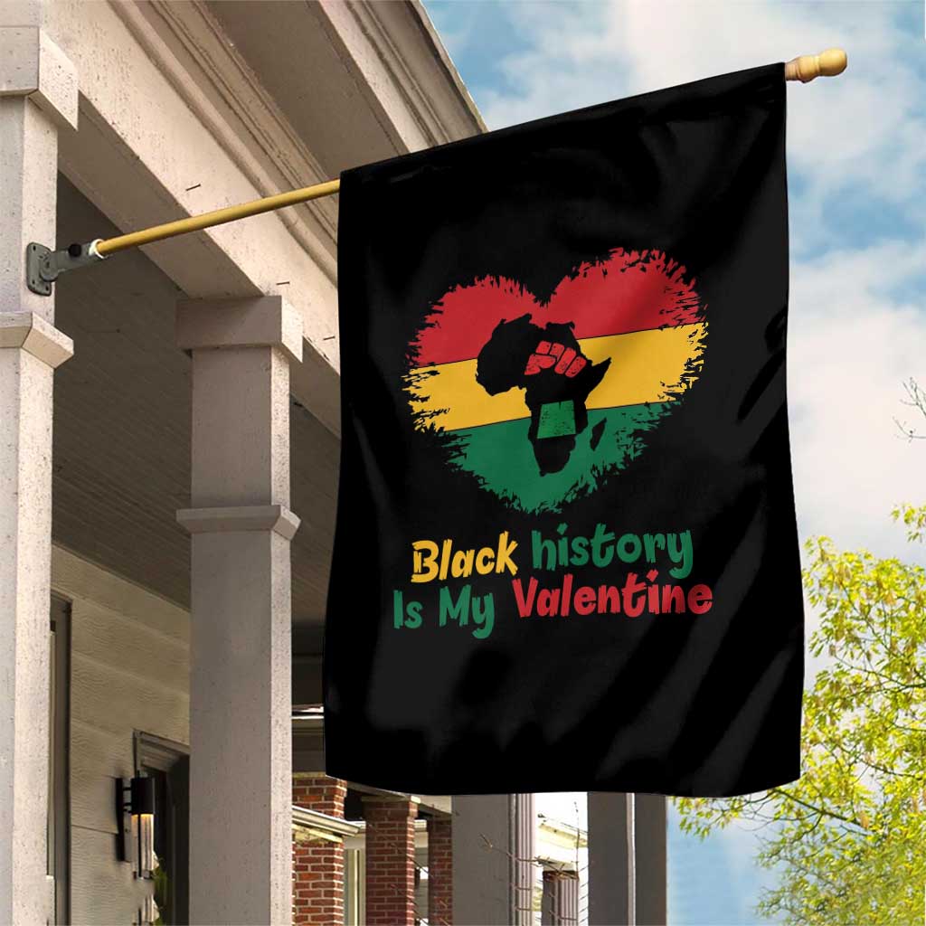 African American Women Pride Garden Flag Black History Is My Valentine - Wonder Print Shop