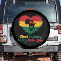 African American Women Pride Spare Tire Cover Black History Is My Valentine - Wonder Print Shop