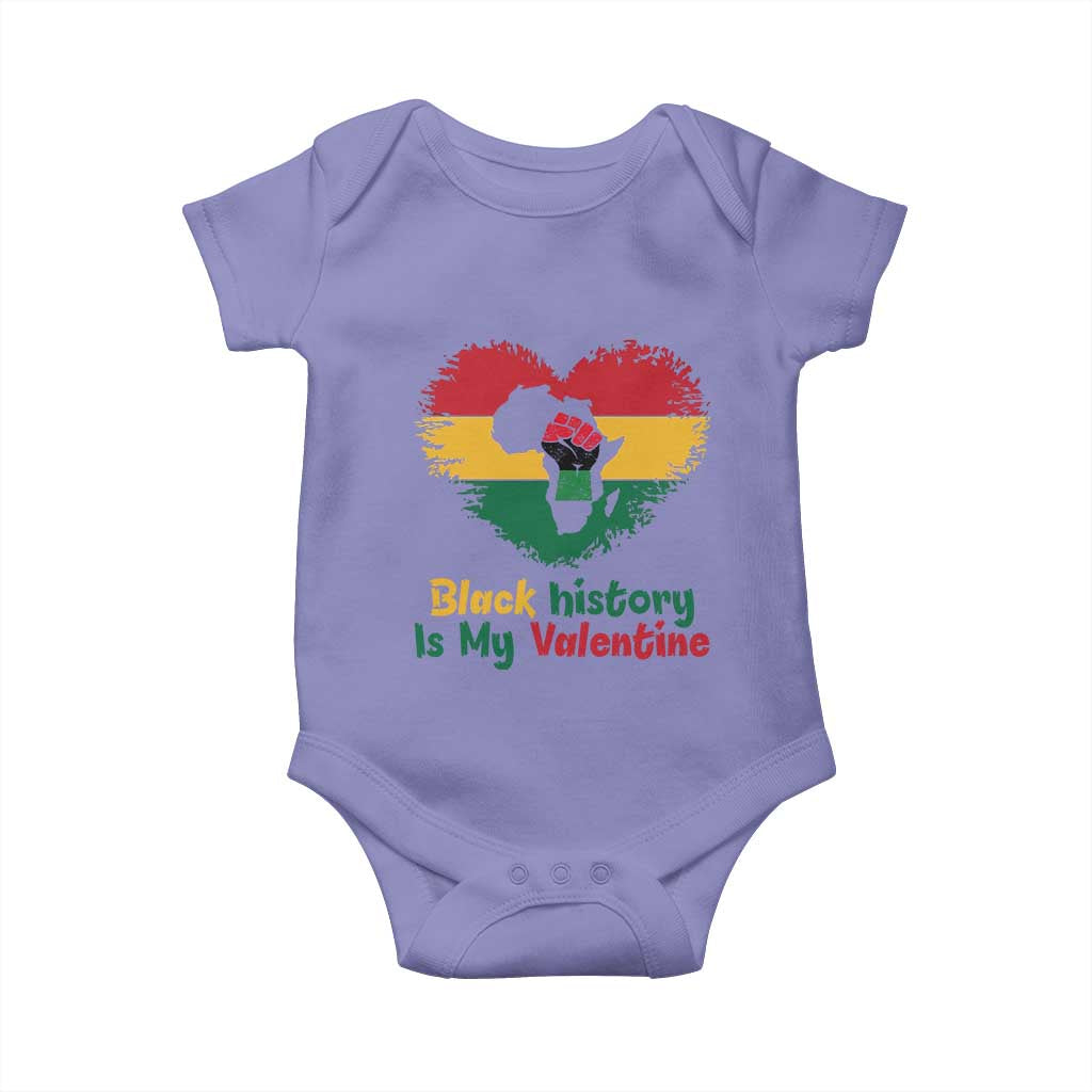 African American Women Pride Baby Onesie Black History Is My Valentine - Wonder Print Shop