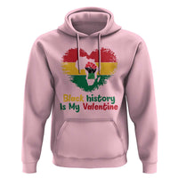 African American Women Pride Hoodie Black History Is My Valentine - Wonder Print Shop