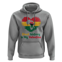 African American Women Pride Hoodie Black History Is My Valentine - Wonder Print Shop