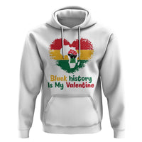 African American Women Pride Hoodie Black History Is My Valentine - Wonder Print Shop