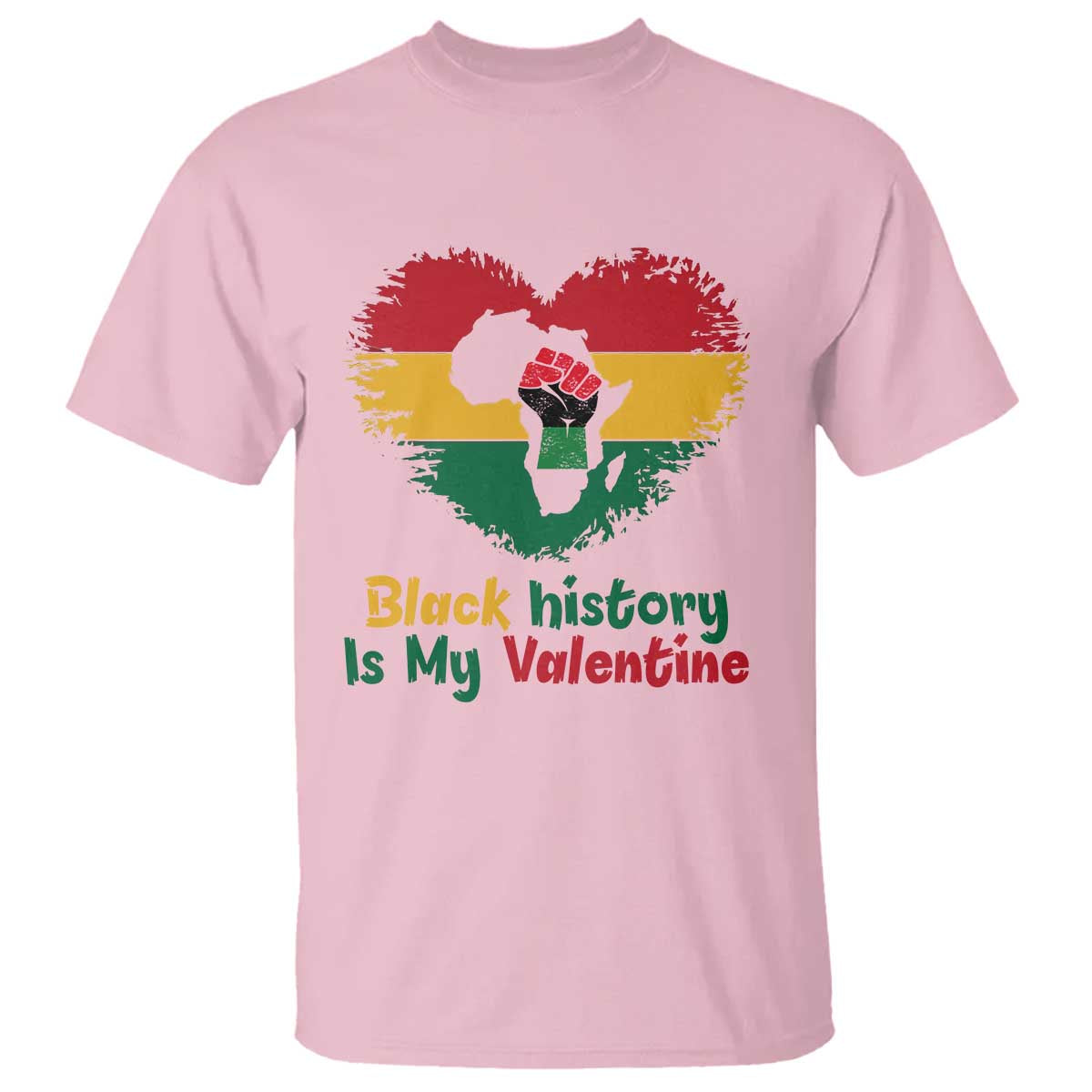 African American Women Pride T Shirt Black History Is My Valentine - Wonder Print Shop