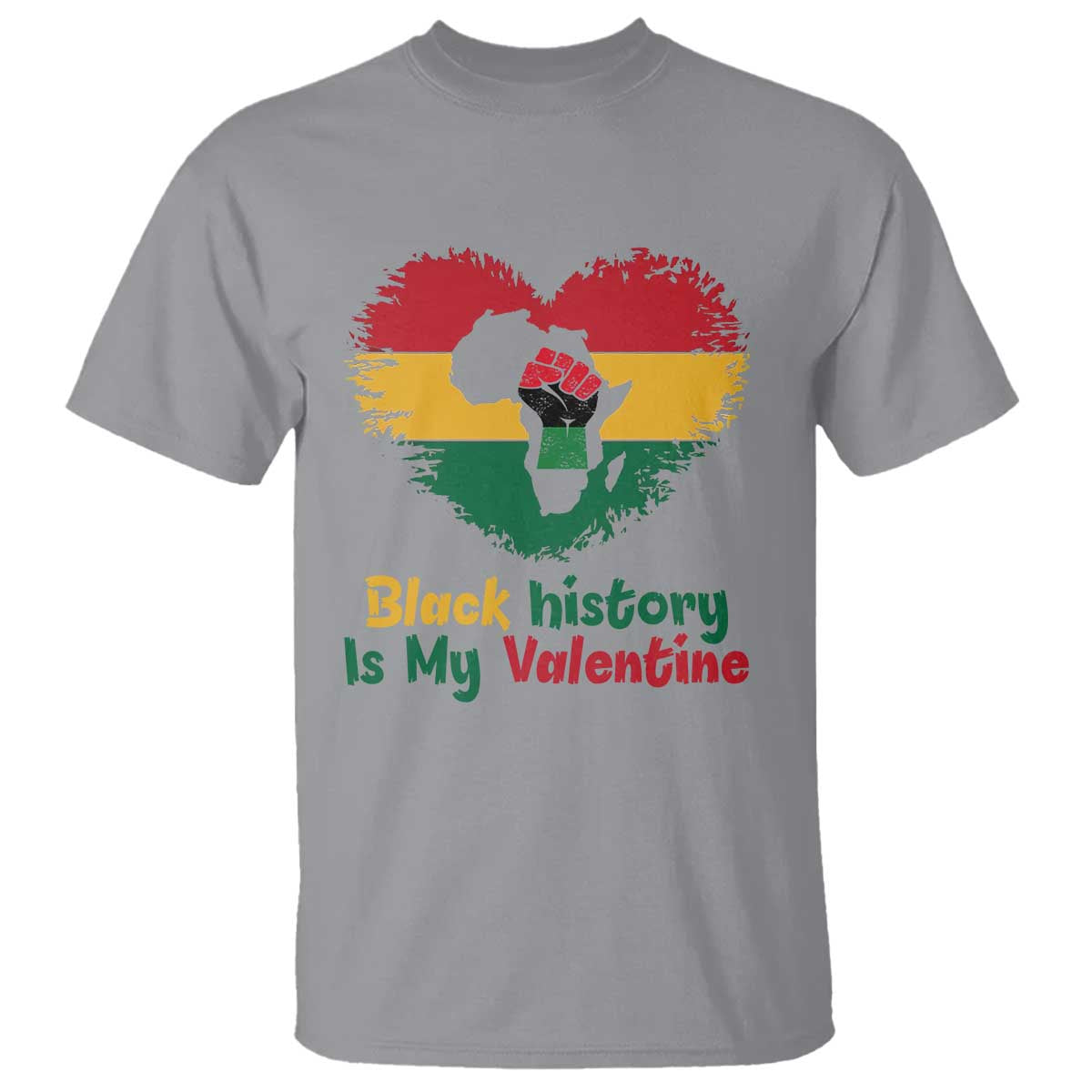 African American Women Pride T Shirt Black History Is My Valentine - Wonder Print Shop