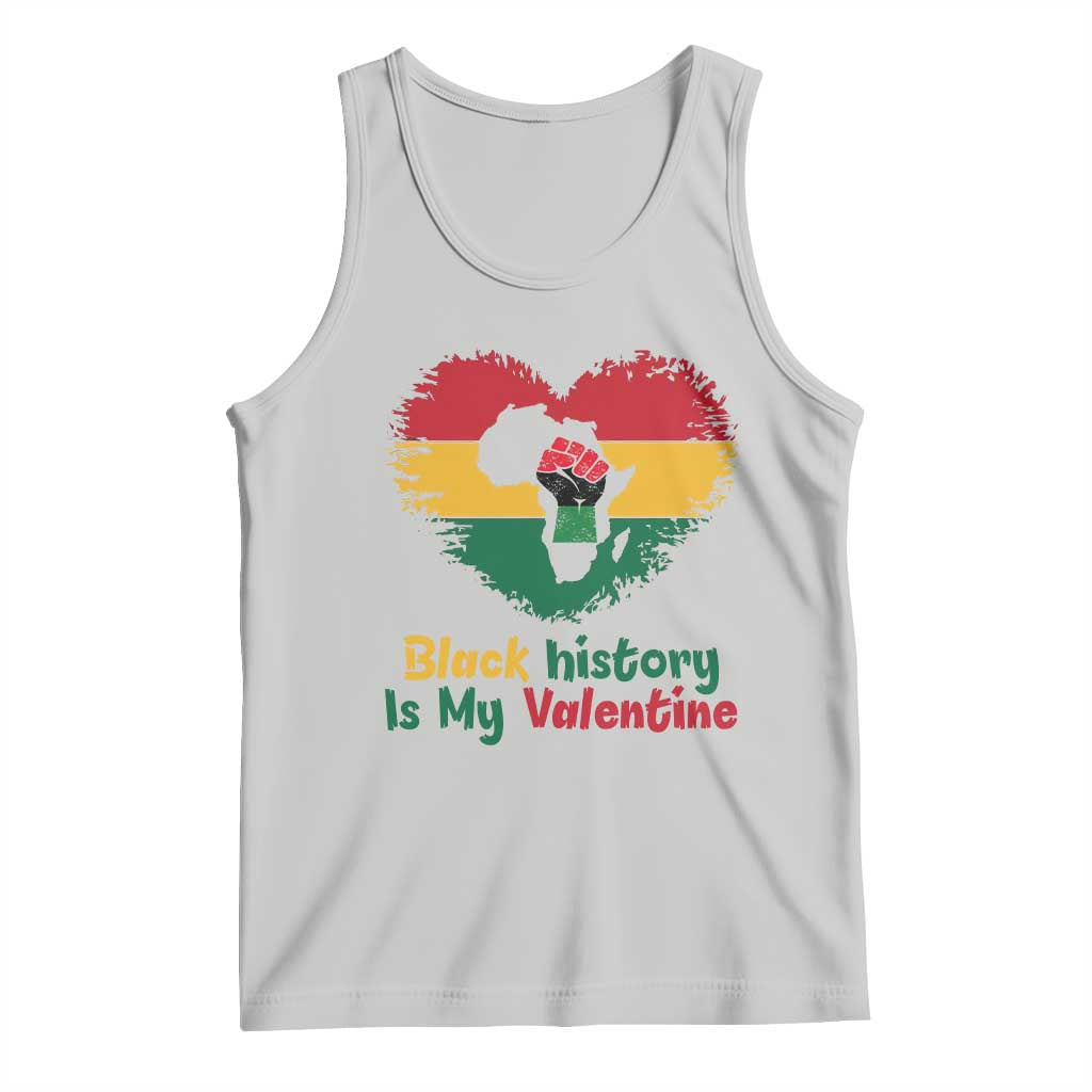 African American Women Pride Tank Top Black History Is My Valentine - Wonder Print Shop
