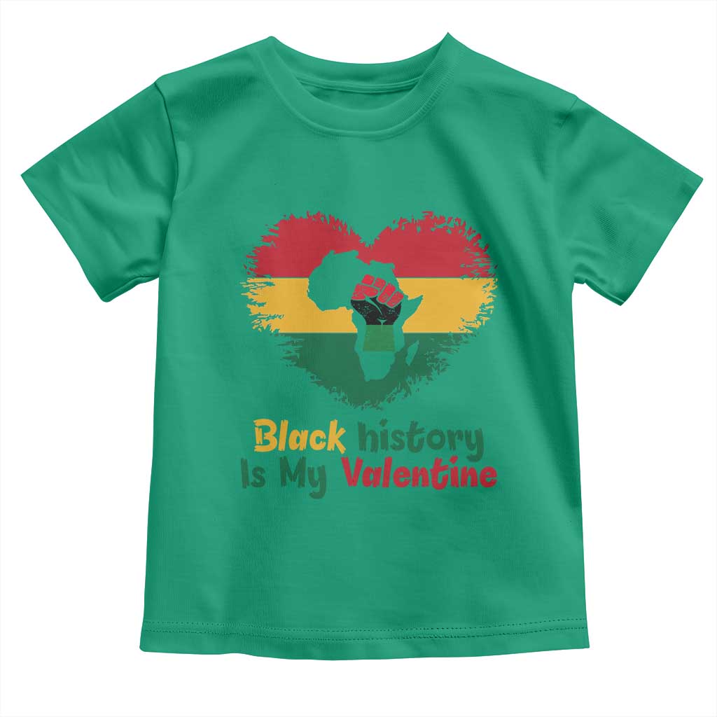 African American Women Pride Toddler T Shirt Black History Is My Valentine - Wonder Print Shop