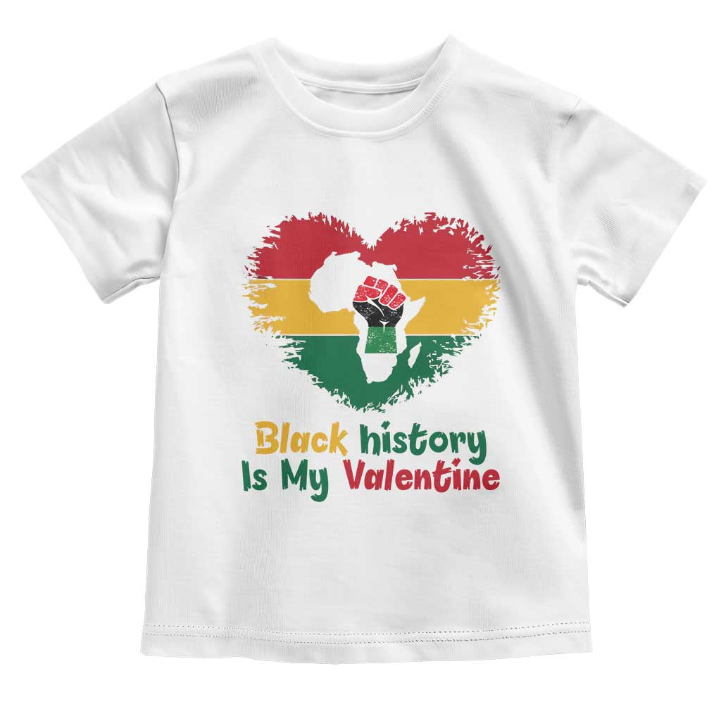 African American Women Pride Toddler T Shirt Black History Is My Valentine - Wonder Print Shop