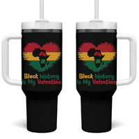 African American Women Pride Tumbler With Handle Black History Is My Valentine - Wonder Print Shop