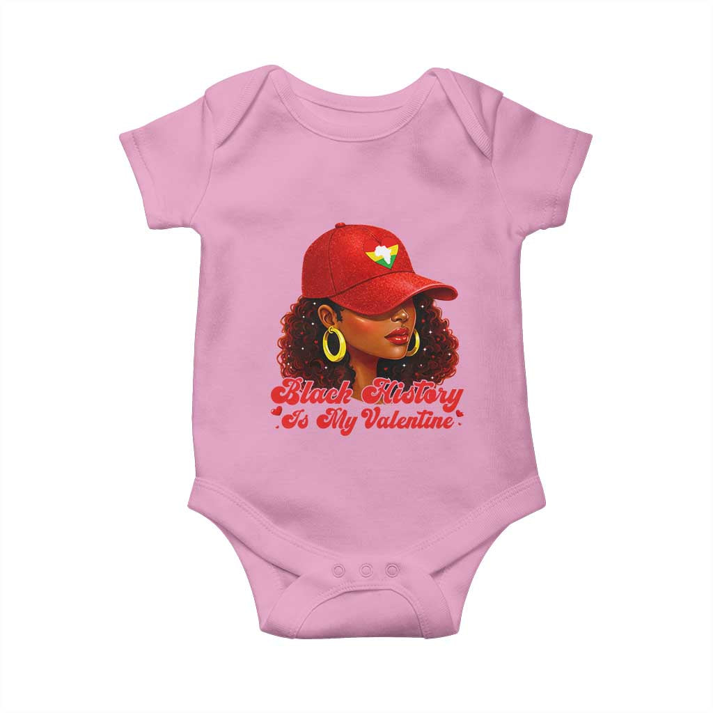 Black History Is My Valentine Baby Onesie Melanin Pride Valentines Day Gift - Wonder Print Shop