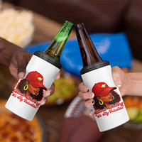 Black History Is My Valentine 4 in 1 Can Cooler Tumbler Melanin Pride Valentines Day Gift - Wonder Print Shop