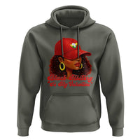 Black History Is My Valentine Hoodie Melanin Pride Valentines Day Gift - Wonder Print Shop
