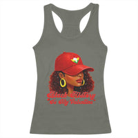 Black History Is My Valentine Racerback Tank Top Melanin Pride Valentines Day Gift - Wonder Print Shop