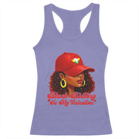 Black History Is My Valentine Racerback Tank Top Melanin Pride Valentines Day Gift - Wonder Print Shop