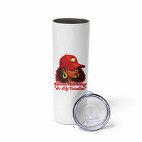 Black History Is My Valentine Skinny Tumbler Melanin Pride Valentines Day Gift - Wonder Print Shop
