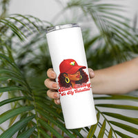 Black History Is My Valentine Skinny Tumbler Melanin Pride Valentines Day Gift - Wonder Print Shop