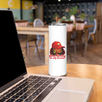 Black History Is My Valentine Skinny Tumbler Melanin Pride Valentines Day Gift - Wonder Print Shop
