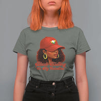 Black History Is My Valentine T Shirt For Women Melanin Pride Valentines Day Gift - Wonder Print Shop