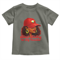 Black History Is My Valentine Toddler T Shirt Melanin Pride Valentines Day Gift - Wonder Print Shop