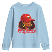 Black History Is My Valentine Youth Sweatshirt Melanin Pride Valentines Day Gift - Wonder Print Shop