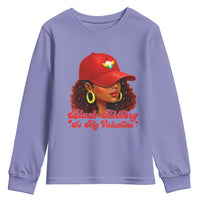 Black History Is My Valentine Youth Sweatshirt Melanin Pride Valentines Day Gift - Wonder Print Shop