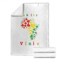 Melanin Queen Black History Month Throw Blanket Is My Valentine - Wonder Print Shop