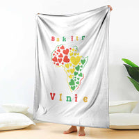 Melanin Queen Black History Month Throw Blanket Is My Valentine - Wonder Print Shop