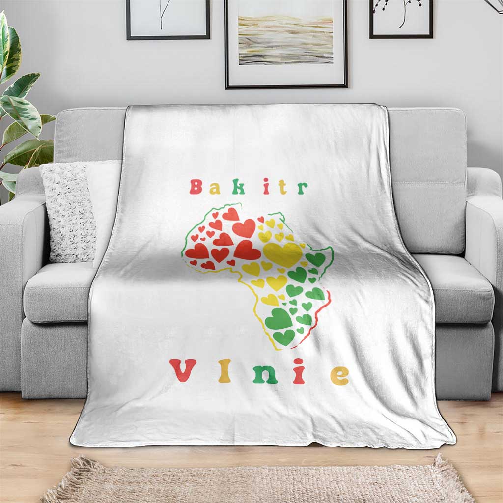 Melanin Queen Black History Month Throw Blanket Is My Valentine - Wonder Print Shop