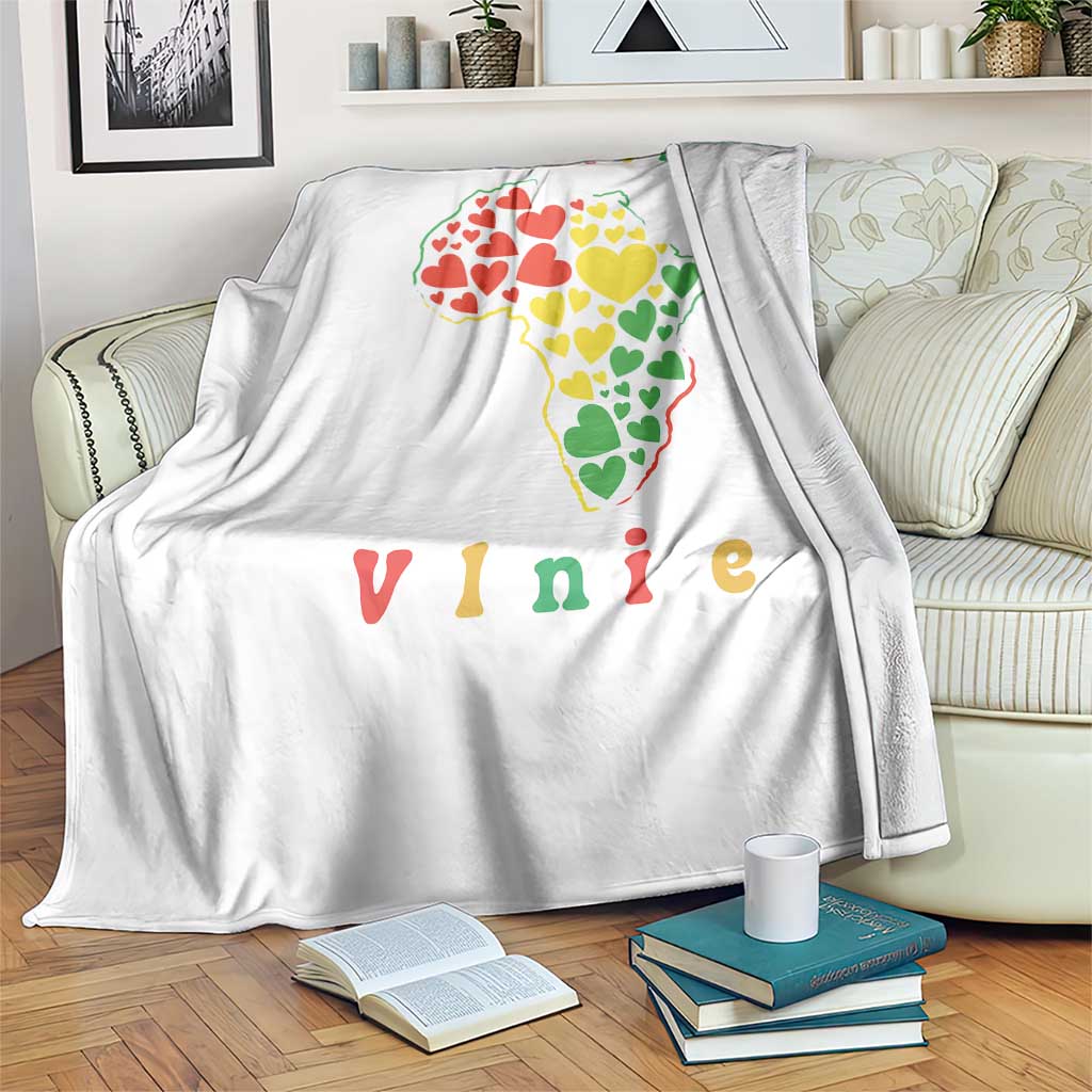 Melanin Queen Black History Month Throw Blanket Is My Valentine - Wonder Print Shop