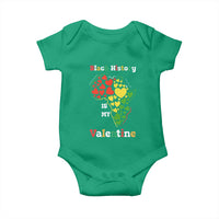 Melanin Queen Black History Month Baby Onesie Is My Valentine - Wonder Print Shop