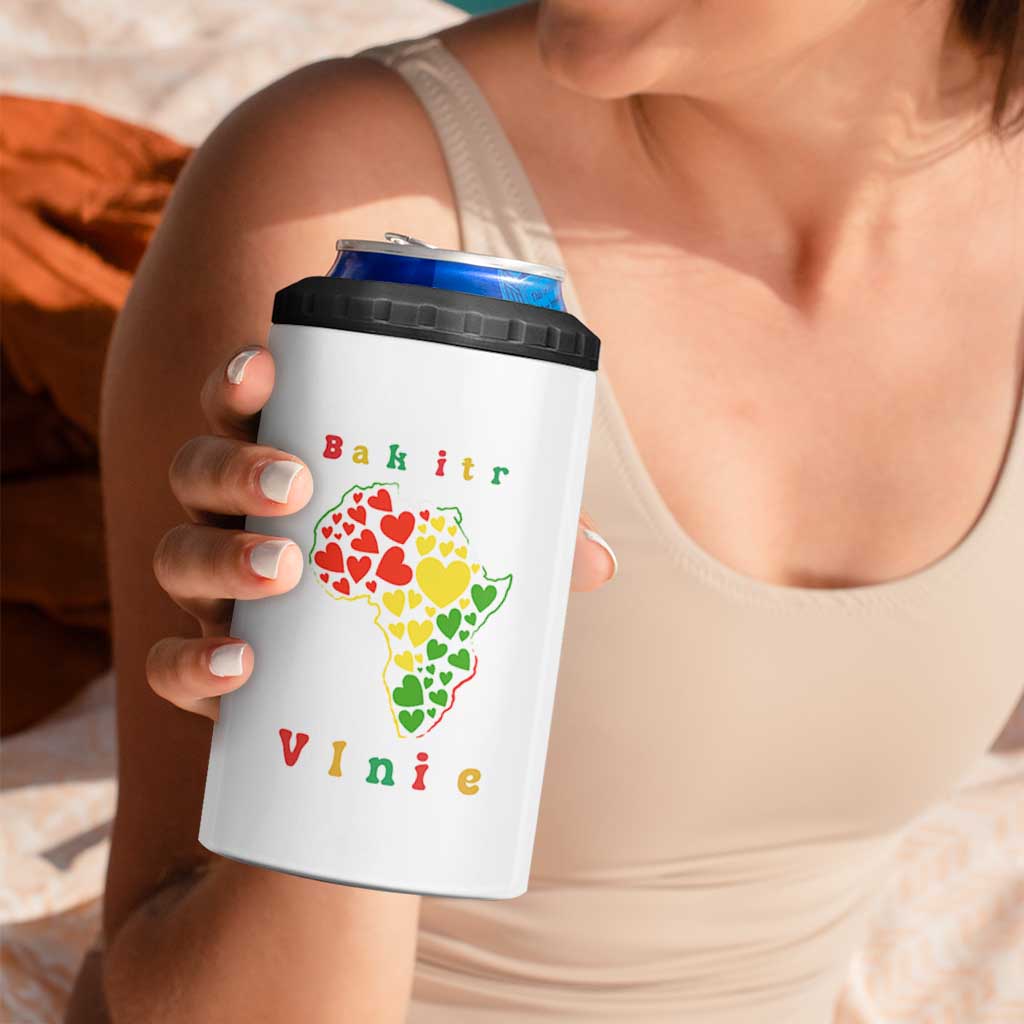Melanin Queen Black History Month 4 in 1 Can Cooler Tumbler Is My Valentine - Wonder Print Shop