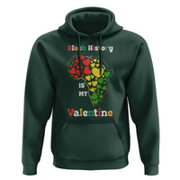 Melanin Queen Black History Month Hoodie Is My Valentine - Wonder Print Shop