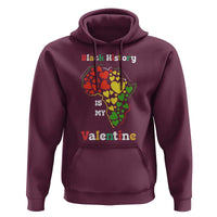 Melanin Queen Black History Month Hoodie Is My Valentine - Wonder Print Shop