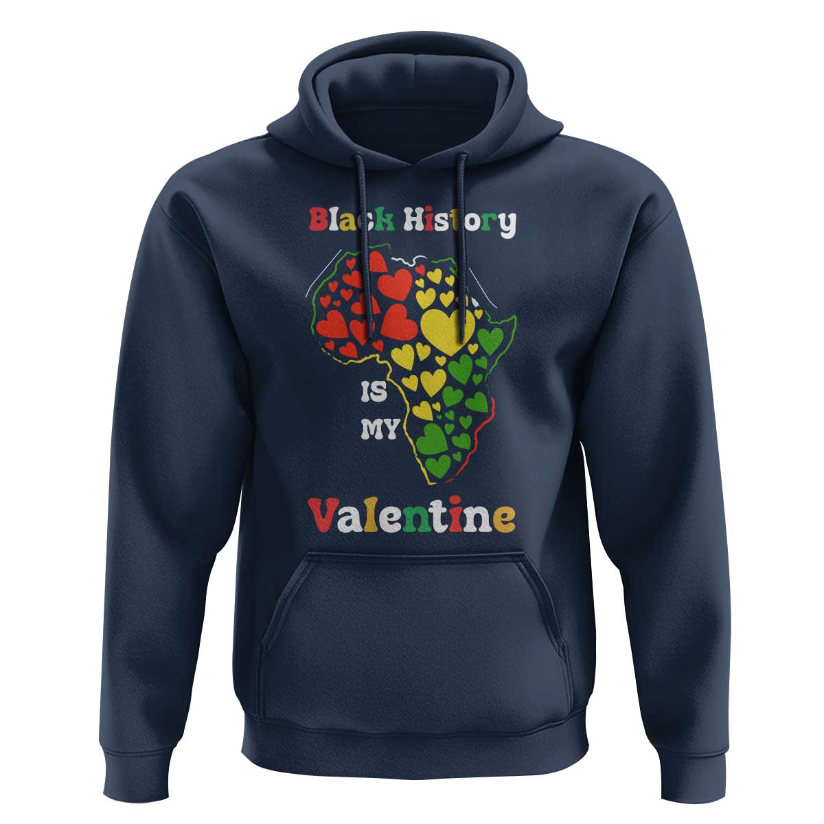 Melanin Queen Black History Month Hoodie Is My Valentine - Wonder Print Shop