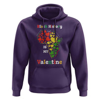 Melanin Queen Black History Month Hoodie Is My Valentine - Wonder Print Shop