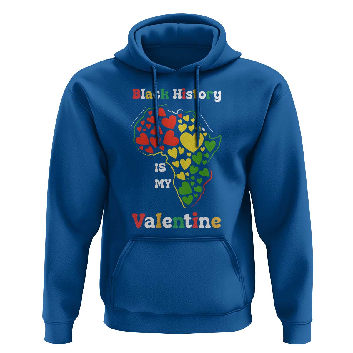 Melanin Queen Black History Month Hoodie Is My Valentine - Wonder Print Shop