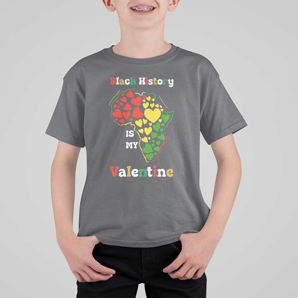 Melanin Queen Black History Month T Shirt For Kid Is My Valentine - Wonder Print Shop