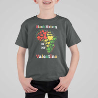 Melanin Queen Black History Month T Shirt For Kid Is My Valentine - Wonder Print Shop