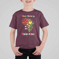 Melanin Queen Black History Month T Shirt For Kid Is My Valentine - Wonder Print Shop
