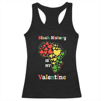 Melanin Queen Black History Month Racerback Tank Top Is My Valentine - Wonder Print Shop