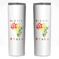 Melanin Queen Black History Month Skinny Tumbler Is My Valentine - Wonder Print Shop