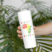 Melanin Queen Black History Month Skinny Tumbler Is My Valentine - Wonder Print Shop