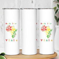 Melanin Queen Black History Month Skinny Tumbler Is My Valentine - Wonder Print Shop