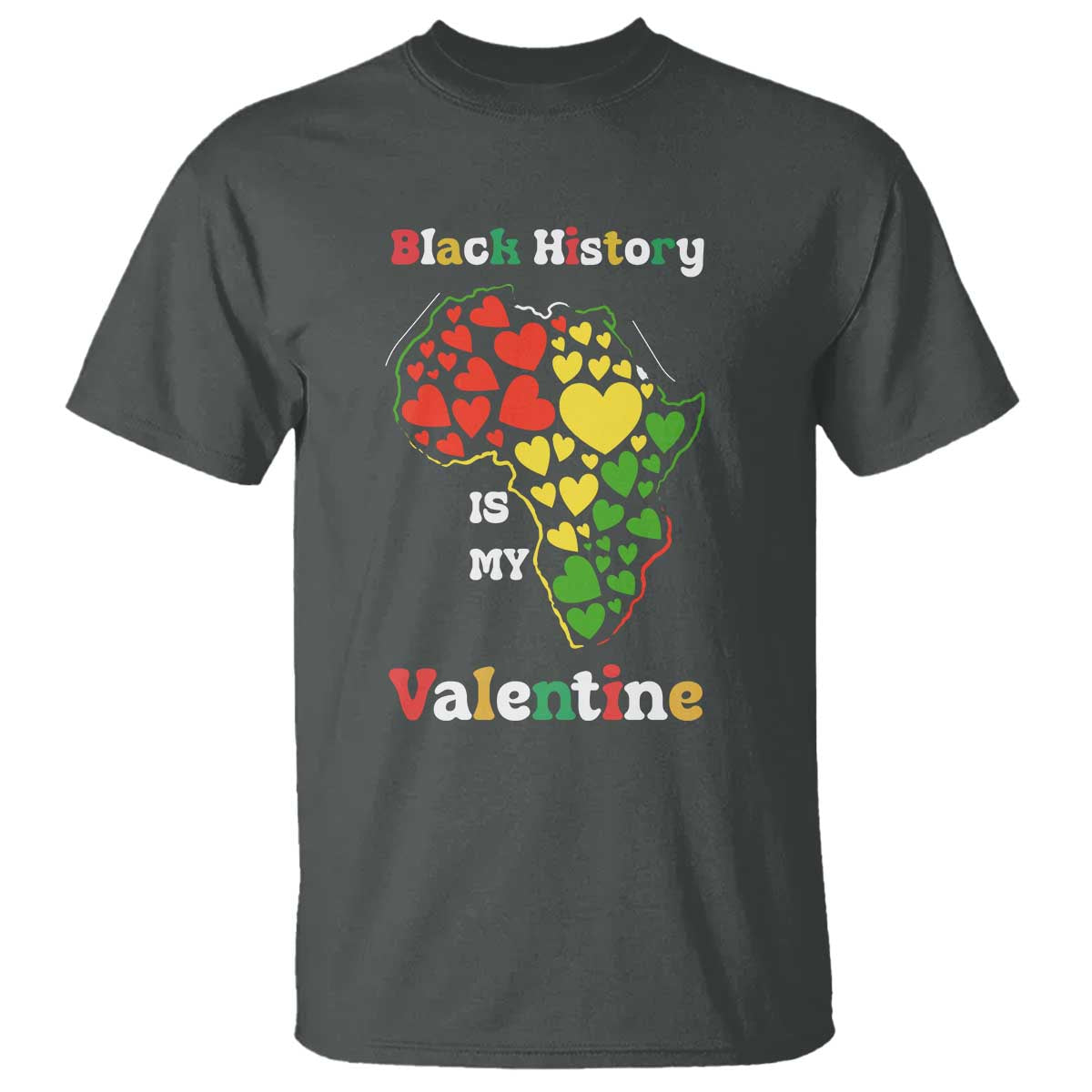 Melanin Queen Black History Month T Shirt Is My Valentine - Wonder Print Shop