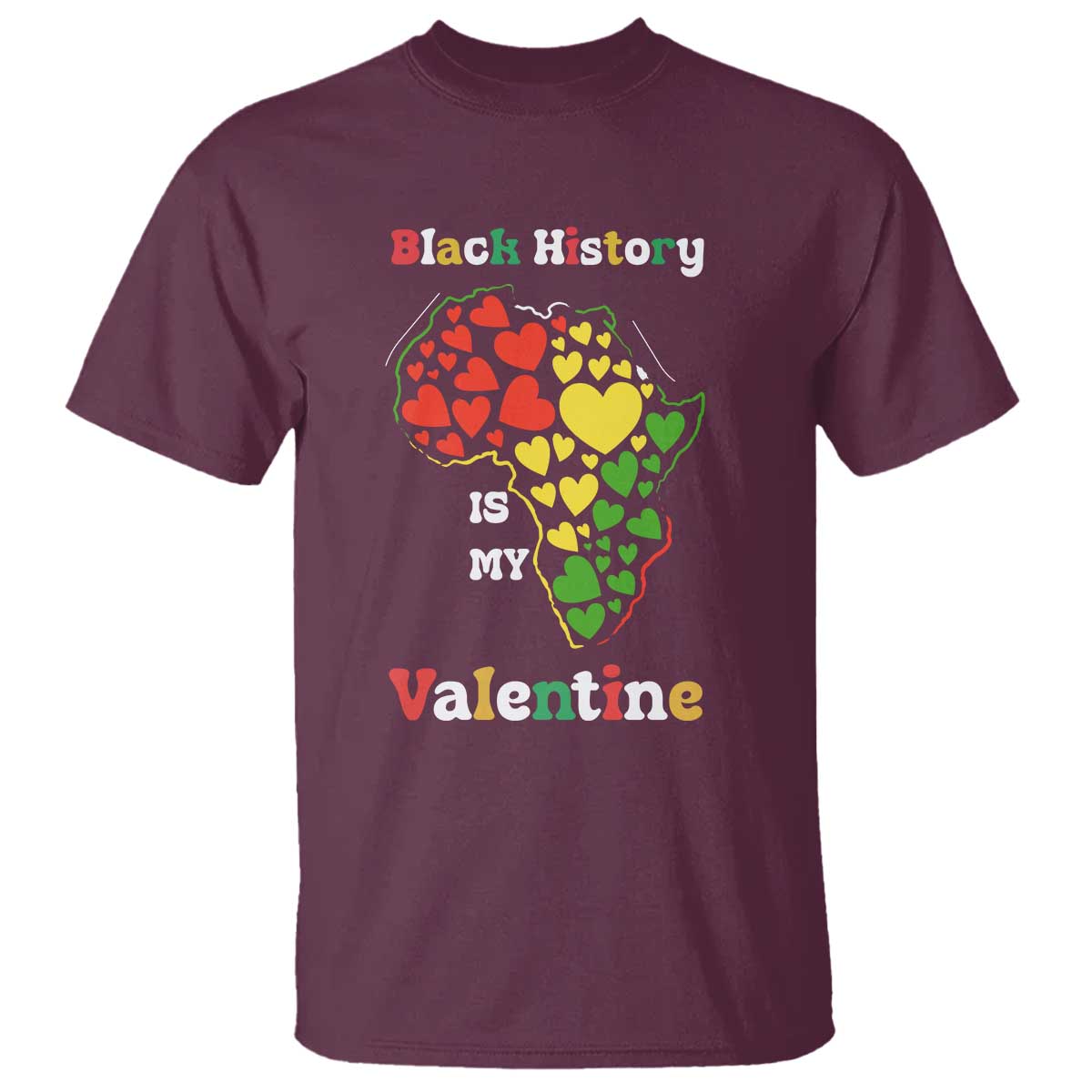 Melanin Queen Black History Month T Shirt Is My Valentine - Wonder Print Shop