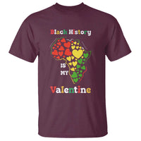 Melanin Queen Black History Month T Shirt Is My Valentine - Wonder Print Shop
